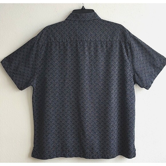 Nat Nast Shirt Black/White Short Sleeve Silk Blend Luxury Originals - Picture 8 of 10